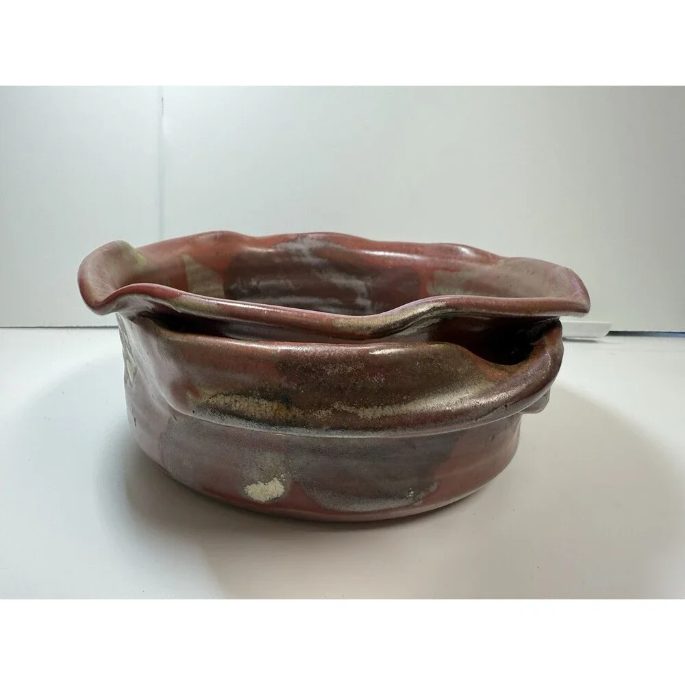 Buie Pottery Baker With 2 Handles 2 Quart Baking Serving Bowl